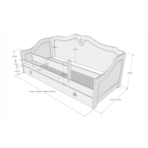  Lovos dydis: 140cm x 80cmLovos dydis: 160cm x 80cmLovos dydis: 180cm x 80cmLovos dydis: 200cm x 90cm